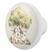 Wasserfarben-Fee-Prinzessin Whimsical Keramikknauf (Rechts)