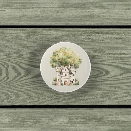 Wasserfarben-Fee-Prinzessin Whimsical Keramikknauf