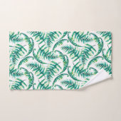 Wasserfarben Ferns Muster Badhandtuch Set (Handtuch)