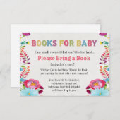 Wasserfarben-Fiesta Mexican Books for Baby Card Begleitkarte (Vorne/Hinten)