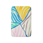 Wasserfarben-Flickwerk: schmutziger Malstil. Badematte (Vorderseite Vertikal)