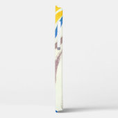 Wasserfarben-Flickwerk: schmutziger Malstil. Case-Mate iPhone Hülle (Rückseite / Links)