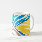 Wasserfarben-Flickwerk: schmutziger Malstil. Kaffeetasse (VorderseiteRechts)