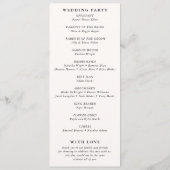 Wasserfarben Flora Rustikaler Fall Warme Herbsthoc Programm (Rückseite)