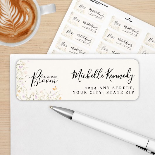 Wasserfarben Floral Love Is In Bloom Brautparty