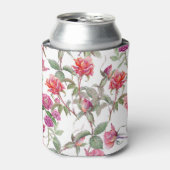 Wasserfarben Florals: Handgemalte Harmonie Dosenkühler (Kanne Vorderseite)
