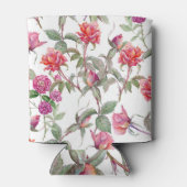Wasserfarben Florals: Handgemalte Harmonie Dosenkühler (Rückseite)