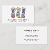 Wasserfarben Frucht Dietitian Nutritionist Visitenkarte (Vorne/Hinten)