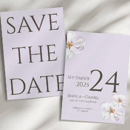 Wasserfarben Frühlingsblüte Hochzeit Speichern Sie Save The Date