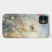 Wasserfarben-Frühlingsschmetterlinge Blumengehäuse Case-Mate iPhone Hülle (Rückseite (Horizontal))