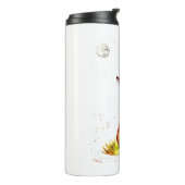 Wasserfarben-Fuchs-Wald-Tiere rustikales Baby Thermosbecher (Nach links gedreht)