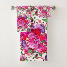 Wasserfarben Fuchsia Blooms