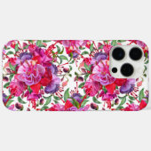 Wasserfarben Fuchsia Blooms Case-Mate iPhone Hülle (Rückseite (Horizontal))
