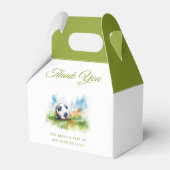 Wasserfarben-Fußball-Kinderdusche Geschenkschachtel (Vorderseite)