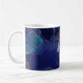 Wasserfarben Galaxie Wolken Himmelsphone / iPad Ge Kaffeetasse (Links)