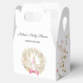 Wasserfarben Gänse Girl Blume Kinderdusche Geschenkschachtel (Geöffnet)