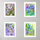 Wasserfarben-Gartenkollektion - Serene Set (Vorderseite)