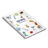 Wasserfarben-Gärtnerblatt Notizblock (Rechte Seite)