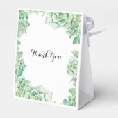 Wasserfarben-Gastgeschenk Hochzeit Geschenkschachtel (Rückseite)