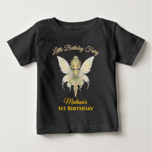 Wasserfarben-Geburtstag Kleine Fee Baby T-shirt