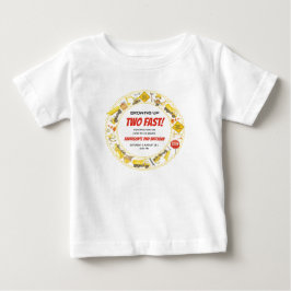 Wasserfarben-Geburtstagsfeier zum 2. Geburtstag Baby T-shirt