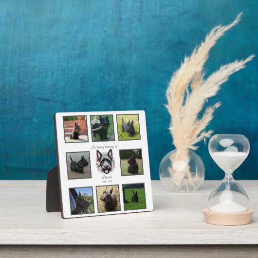 Wasserfarben-Gedenkstätte für Schottland und Blume Fotoplatte (InSitu)