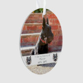 Wasserfarben-Gedenkstätte für Schottland und Blume Ornament (Vorderseite)