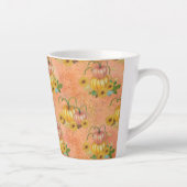 WASSERFARBEN- & GELBE-PUMPKINS & SONNENBLUMEN MILCHTASSE (Rechts)