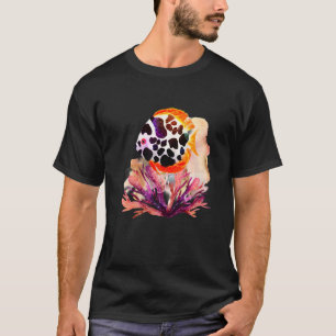 Wasserfarben gemalte Fische Tiefseelebewesen und R T-Shirt