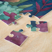 Wasserfarben gemalter Delfin Puzzle (Seite)