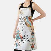 Wasserfarben Geometrisch Nahtlos: Tribal Style. Schürze (InSitu)