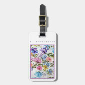 Wasserfarben Gepäckanhänger (Vorderseite vertikal)