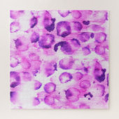 Wasserfarben-Geparde: Light Animal Print. Puzzle (Horizontal)