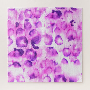 Wasserfarben-Geparde: Light Animal Print. Puzzle