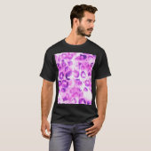 Wasserfarben-Geparde: Light Animal Print. T-Shirt (Vorne ganz)