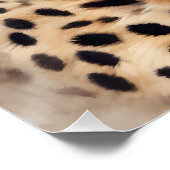 Wasserfarben-Geparde Nr. 9 Poster (Ecke)