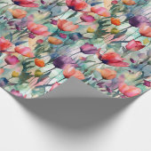 Wasserfarben Geschenkpapier (Ecke)