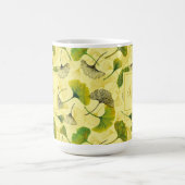 Wasserfarben Ginkgo Biloba Blätter Botanisches Mus Kaffeetasse (Mittel)