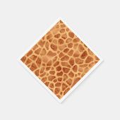 Wasserfarben-Giraffen-Druck Serviette (Ecke)