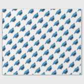 Wasserfarben-Graduierungskappe Geschenkpapier (Flach)