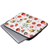 Wasserfarben Granatapfel Mittelmeerfruchtmuster Laptopschutzhülle (Vorne Knopf)