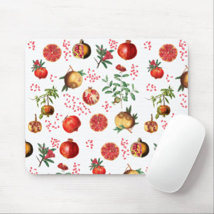 Wasserfarben Granatapfel Mittelmeerfruchtmuster Mousepad