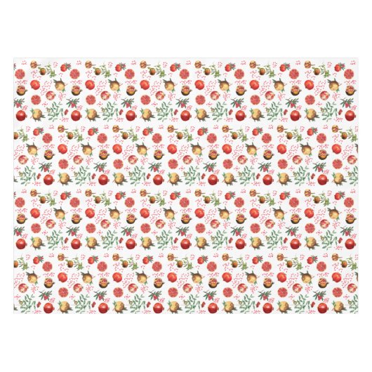 Wasserfarben Granatapfel Mittelmeerfruchtmuster Tischdecke (Vorderseite (Horizontal))