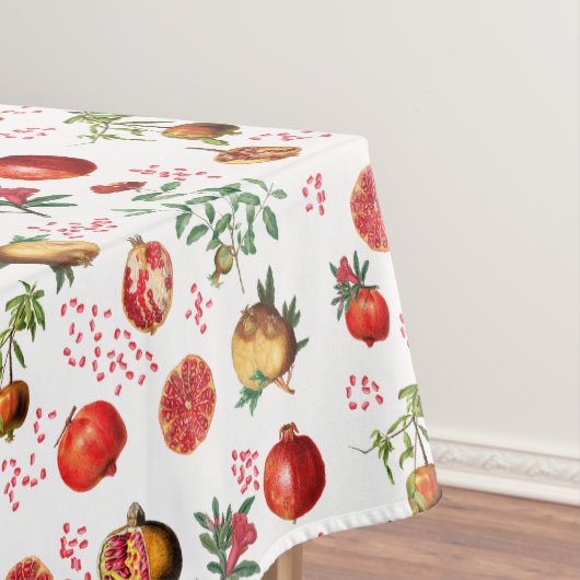 Wasserfarben Granatapfel Mittelmeerfruchtmuster Tischdecke (Beispiel)