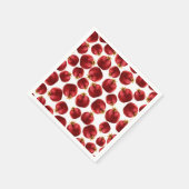 Wasserfarben-Granatmuster Serviette (Ecke)