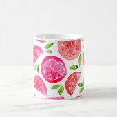 Wasserfarben-Grapefruit Kaffeetasse (Mittel)