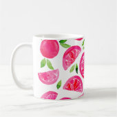 Wasserfarben-Grapefruit Kaffeetasse (Links)
