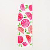 Wasserfarben-Grapefruit Yogamatte (Vorderseite)
