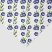 Wasserfarben großes Blaubeermuster-Seidenpapier Seidenpapier (Ausschnitt)