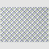 Wasserfarben großes Blaubeermuster-Seidenpapier Seidenpapier (Vorderseite)